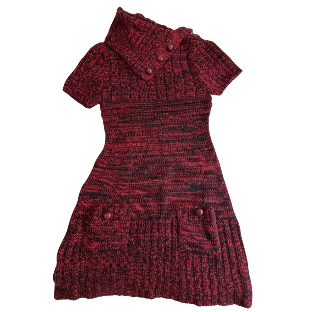 Cute sweater dress black and red size L? - Ashley by 26 International